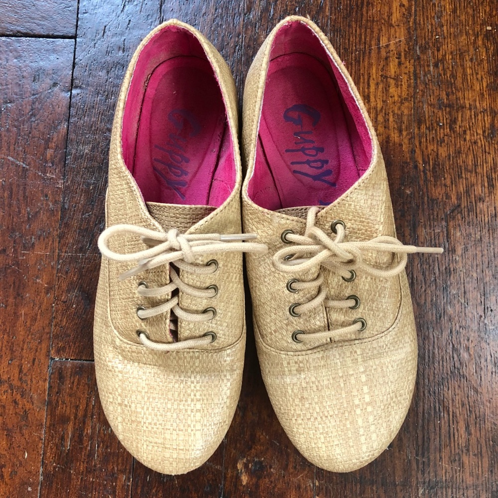 Tweed Oxford Style Shoes
